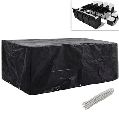 vidaXL - Tuinmeubelhoes - met - 8 - oogjes - 229x113x73 - cm