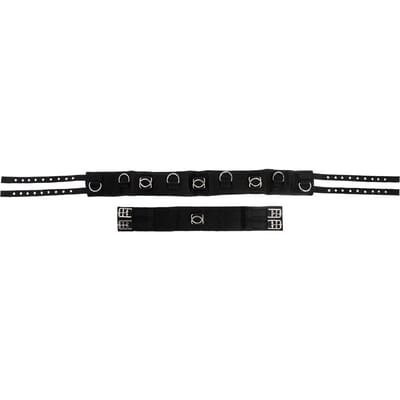 Nylon werkpaard surcingle met 9 ringen Kerbl