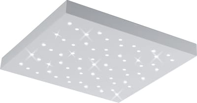 LED Plafondlamp - Plafondverlichting - Torna Tarza - 22W - Aanpasbare Kleur - Afstandsbediening - Dimbaar - Vierkant - Mat Wit - Aluminium