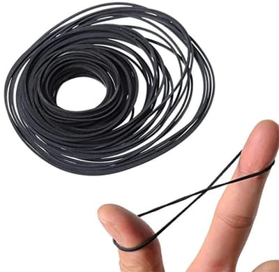 56 Stuks Gemengde Cassetape en Machineriemen voor Audiocomponenten 45-185 mm