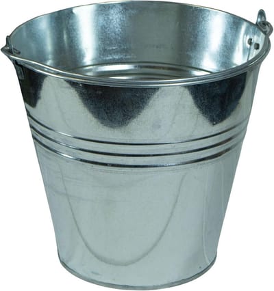 Zinken Emmer in Diverse Maten en Vormen voor Tuin en Decoratie