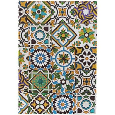 Paperblanks cahier, portugese tiles, hardcover, formaat midi 12,5 x 18 cm, gelinieerd