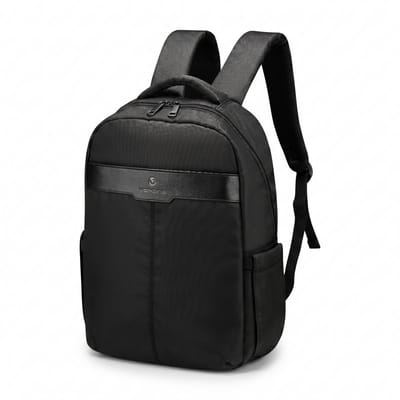 Volkano Logan Rugzak - Laptoptas 15,6 Inch - Laptoptas Dames - Laptoptas Heren - Rugtas - Zwart