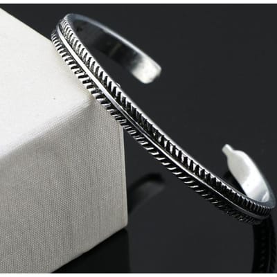 Accessoires Animaux Mode Goth Hiphop Tête de Dragon Ouvert Bracelet Homme Viking Bangle Bracelet Manchette Bijoux Couple gray