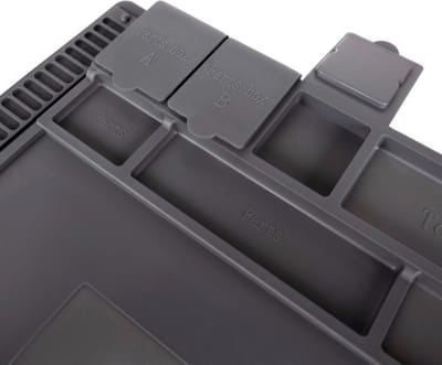 Soldeermat / Servicemat / Reparatiemat - 40 x 30 cm - Telefoonrepatiemat - Klusmat - Reparatiemat - Elektronica Mat - Reparatie Mat voor Telefoons en Elektronica