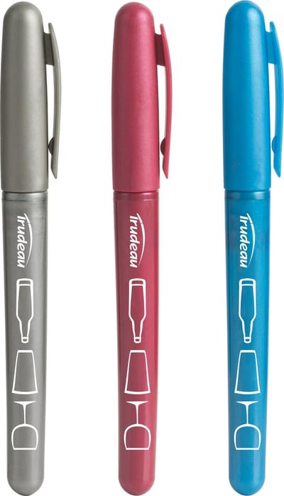 Trudeau - Barware Glasmarkers Set van 3 Stuks - Kunststof - Multicolor