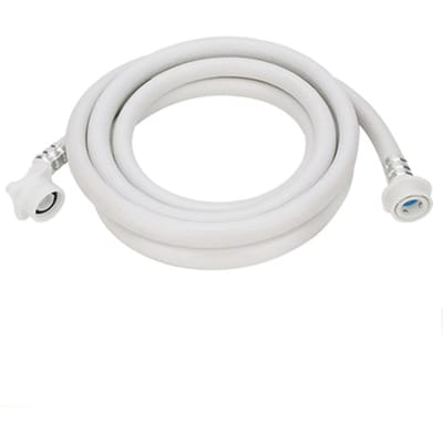 PVC Wasmachine Wateraanvoerslang met Stalen Connector Verlengbuis Wasmachineslangen voor Waterinjectie 2m/78.7in white