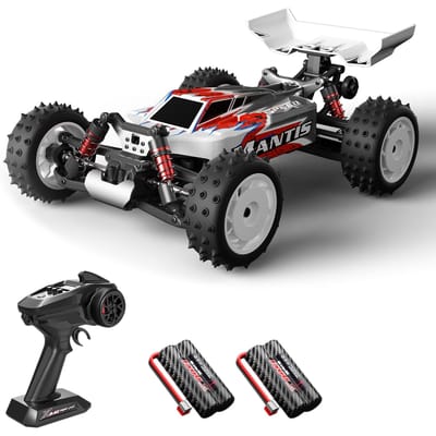 2.4G 1/16 Afstandsbedieningsauto 4WD Elektrische Afstandsbedieningsauto 48km/u Hoge Snelheid Off-road Voertuig 2 rood