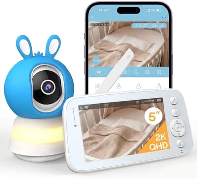MKSS® Baby Monitor Met Camera – Babyfoon Met App – Babycamera