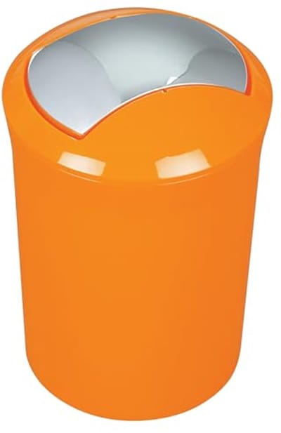 Cosmetica-emmer met kanteldeksel 5 liter - Oranje