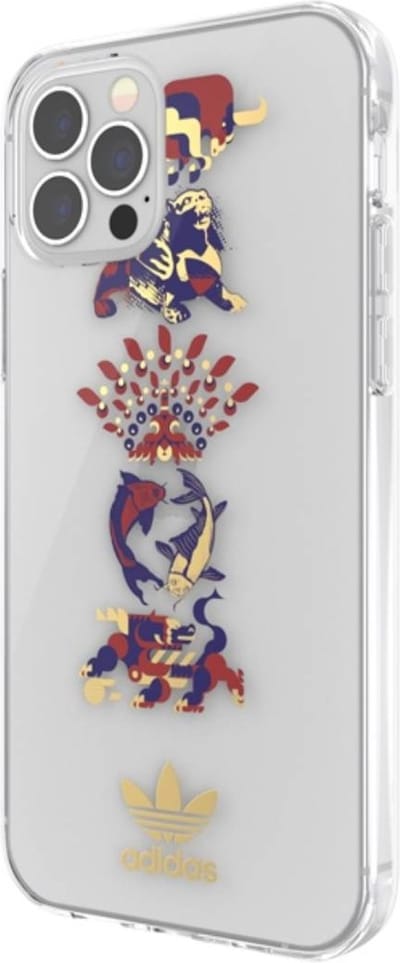 adidas Clear Case CNY TPU kleurrijke dieren hoesje voor iPhone 12 en iPhone 12 Pro - kleurrijk