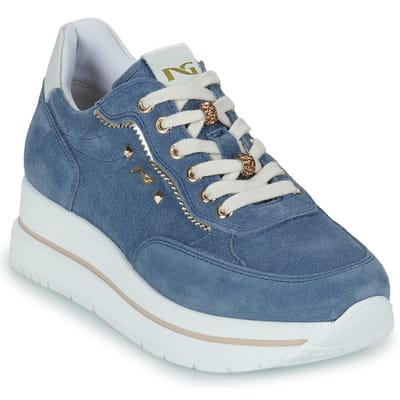 Nerogiardini Velour Velvet Been 0100 T.Brill Platinum 6074 Tr Co Sneaker - Fashion Wear - Vrouwen