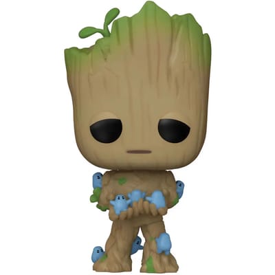 Guardians Of The Galaxy I am Groot - Groot with Grunds vinyl figuur nr. 1194 Funko Pop! standaard