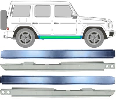 Frontruderamme voor Mercedes G-Class W460 W461 W463 1979-2017 / Set
