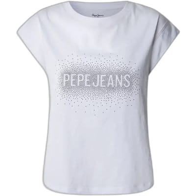 Pepe Jeans Raya T-shirt Met Korte Mouwen Wit S Vrouw