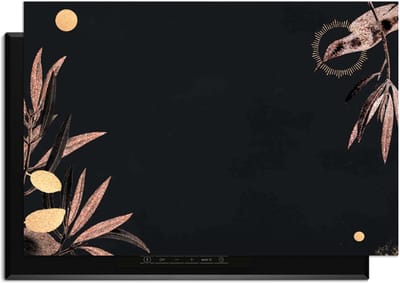KitchenArt - Golden Olive - Inductie Beschermer - 78x52 cm - Kookplaat Beschermer - Luxe Afdekplaat Inductieplaat - Anti-slip & Oprolbaar - Beschermmat Inductiekookplaat