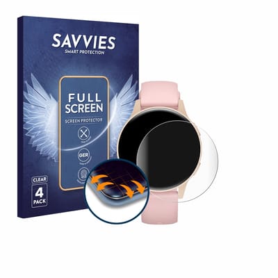 Savvies - Screenprotector voor SLOKSFil S51 1.27" - Folie Beschermfolie transparant volledig dekking 4 Stuks