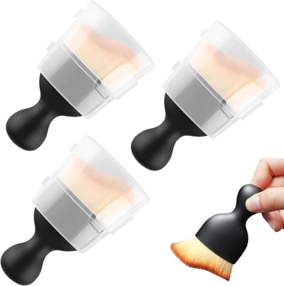 Mini zachte borstel voor het reinigen van muziekinstrumenten zoals gitaar, viool en piano - 3-pack schoonmaakgereedschap