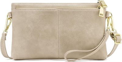 Leren schoudertassen voor dames, kleine crossbody tassen met meerdere vakken en stijlvolle uitstraling