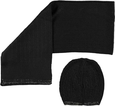 Like Flo F207-5900 Meisjes Sjaal - Black