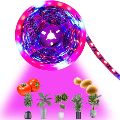 LED groeilamp voor planten - Full spectrum SMD 5050 LED strip 12V voor aquariums en kassen, ideaal voor plantengroei en bloei