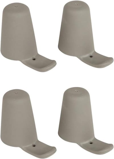Kajak Scupper Pluggen - Afwateringspluggen Kajak - Water Dicht Maken - Met Vingerlip Extensies - 2.5 tot 3.5 cm - Grijs