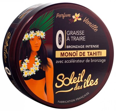 Soleil des Îles Intense Bruining Melkvet SPF 0 – Vanille – 150 ml – Bruiningsversneller met Tahitiaanse Monoï
