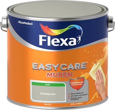 Flexa Easycare Muurverf - Mat - Saliegroen - 2,5l