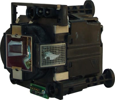 Beamerlamp geschikt voor de PROJECTIONDESIGN F3 XGA 250W beamer, lamp code R9801269 / 400-0300-00. Bevat originele UHP lamp, prestaties gelijk aan origineel.