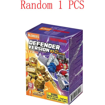 Originele Blokees Transformers Defender Versie Vol.4 Serie Blind Box Anime Merchandise Bouwspeelgoed Verzamelbaar Figuur Leuke Cadeaus