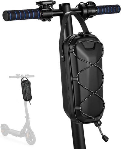 Opbergtas Scooter - Stuurtas Organizer - Dagelijks Vervoer - Waterafstotend - 3 Liter - Zwart