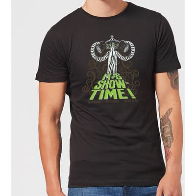 Beetlejuice It's Show-Time Unisex T-Shirt - Black - S - Zwart