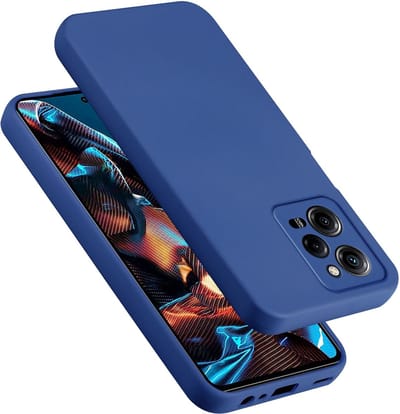 Cadorabo Hoesje geschikt voor Xiaomi Poco X5 Pro 5G in LIQUID BLAUW - Beschermhoes gemaakt van flexibel TPU silicone Case Cover