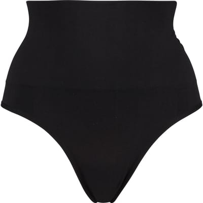 Hunkemöller  - Maat M - String Shapewear Corrigerende Seamless control string - zwart