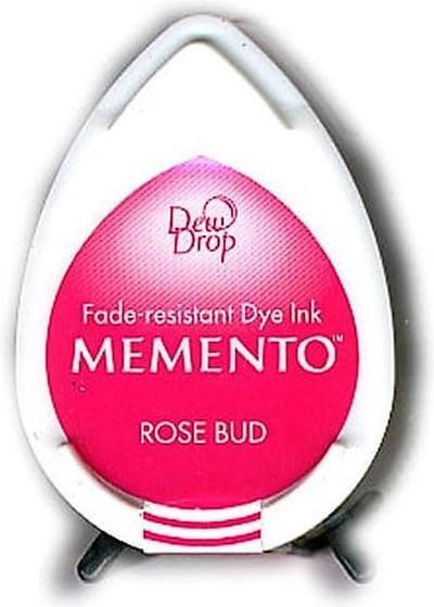 Dewdrop rose bud - stempelkussen - Memento Tsukineko