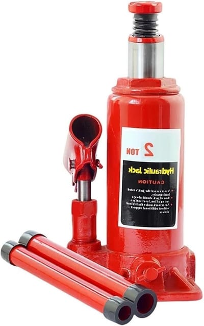 Hydraulische Krik - Autokrik Fles - Voertuig Hef - Veiligheidsventiel - 2 Ton Capaciteit - Niet gespecificeerd