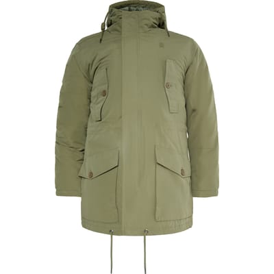 TUFFSKULL Anorak Heren militaire olijf