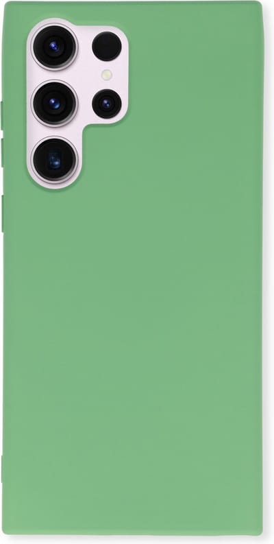 Casemania Hoes Geschikt voor Samsung Galaxy S23 Ultra - Licht Groen - Extra Stevig Siliconen Back Cover