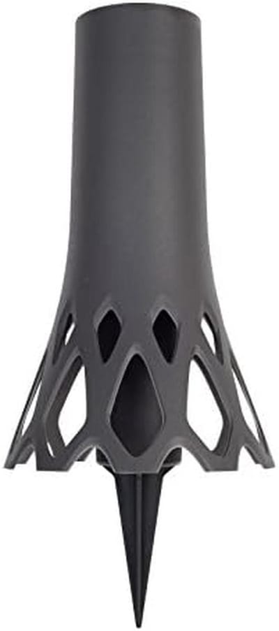 Zelfwatergevende Grafvaas met Grondpen, Zwart, 1 Liter