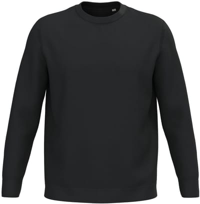 Spasso Ecologische herentrui met ronde hals SP900 - Black - S