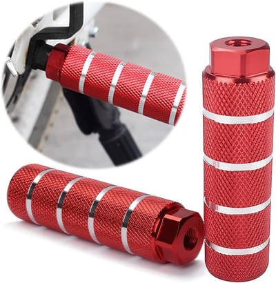 Set van 2 Aluminium Fiets Pedalen met Anti-slip Stunt Steunen voor BMX en Kinderen, Ideaal voor Fietsaccessoires en Verbeterde Grip