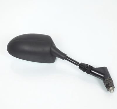 Rétroviseur droit noir pour moto scooter 50 à boîte cyclo M10 pas 125 inversé Neuf