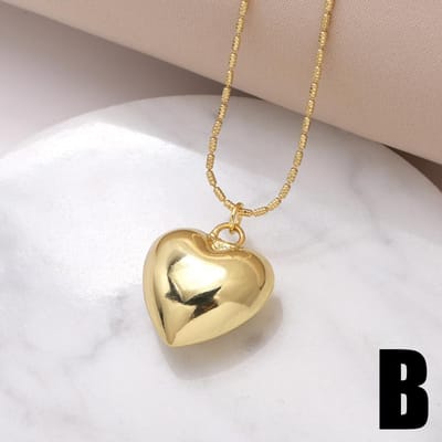 RVS Sieraden Hart Hanger Ketting voor Vrouwen Trendy Choker Kraag Nek Accessoires Mode Maxi Sieraden gray