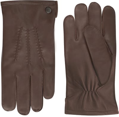 Laimböck Klassieke leren handschoenen heren model Dudley Kleur: Gobi, Maat: 9.5