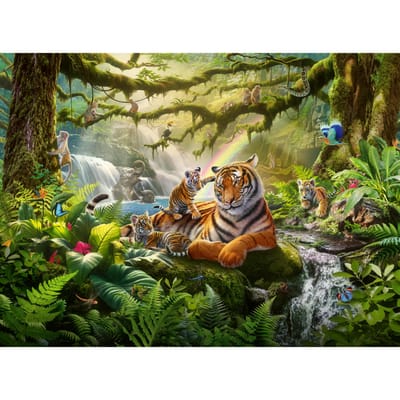 Ravensburger puzzel Jungle Wildlife Wonders - Legpuzzel - 300 XXL stukjes