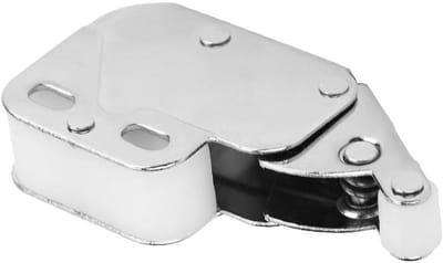 10 Stuks Mini Tip Push Lock Rebound Kastdeurslot van Staal en Kunststof, Zilver, Veiligheidsslot, Meubelbeslag, Deurslot