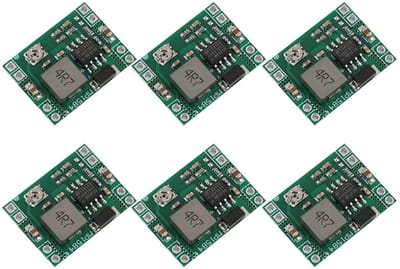 6-delige DC-DC Buck Converter Set - Verstelbare 3A Voedingsmodule voor DIY Projecten, Camera's en Elektronische Apparaten