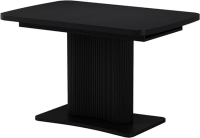 Vicco Eettafel Fenaro, Zwart, 120-160 x 80 cm uitschuifbaar