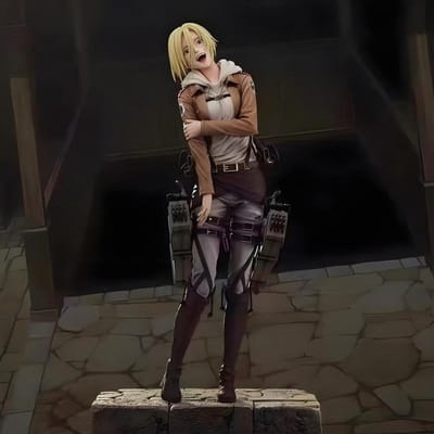 Nieuwste 28cm Attack On Titan Anime Figuren Annie Leonhart Figuren Pvc Standbeeld Collectie Model Kamer Decoratie Verjaardagscadeau Speelgoed black