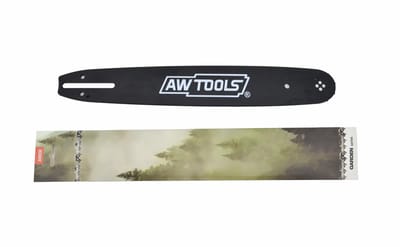 AWTools - Kettingzaaggeleider - 35cm - 3/8 inch - 1,3mm